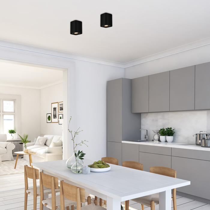 Spot aplicat reglabil Rabalux Kobald GU10 GU10 1x MAX 42W   aluminiu mat black stil minimal 230V, 50Hz IP20 2049 [6]