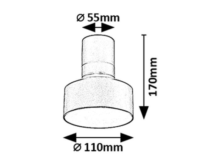 Spot aplicat reglabil Rabalux Ovidia LED 10W 640lm 3000 metal black stil tehnic 230V, 50Hz IP20 71321 [5]