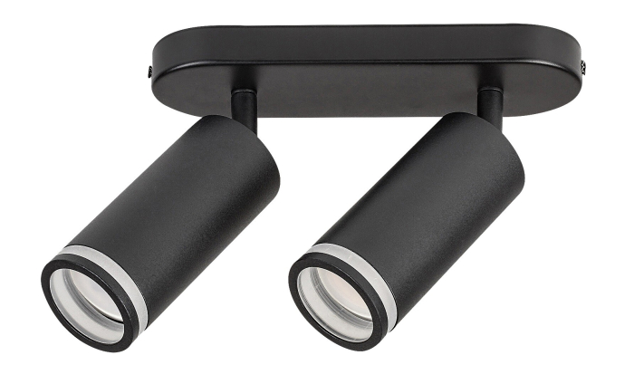 Spot aplicat reglabil Rabalux Senobia GU10 GU10 2x MAX 35W aluminiu black stil modern, IP20 73034 [2]