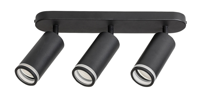 Spot aplicat reglabil Rabalux Senobia GU10 GU10 3x MAX 35W aluminiu black stil modern, IP20 73035 [2]