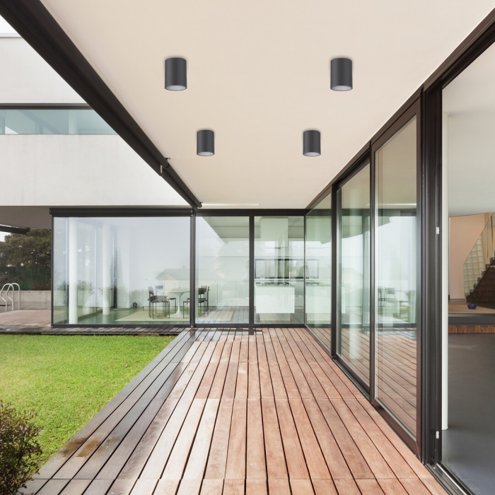 Spot exterior aplicat Rabalux Zombor GU10 aluminiu anthracite stil modern, IP54 7819 [4]