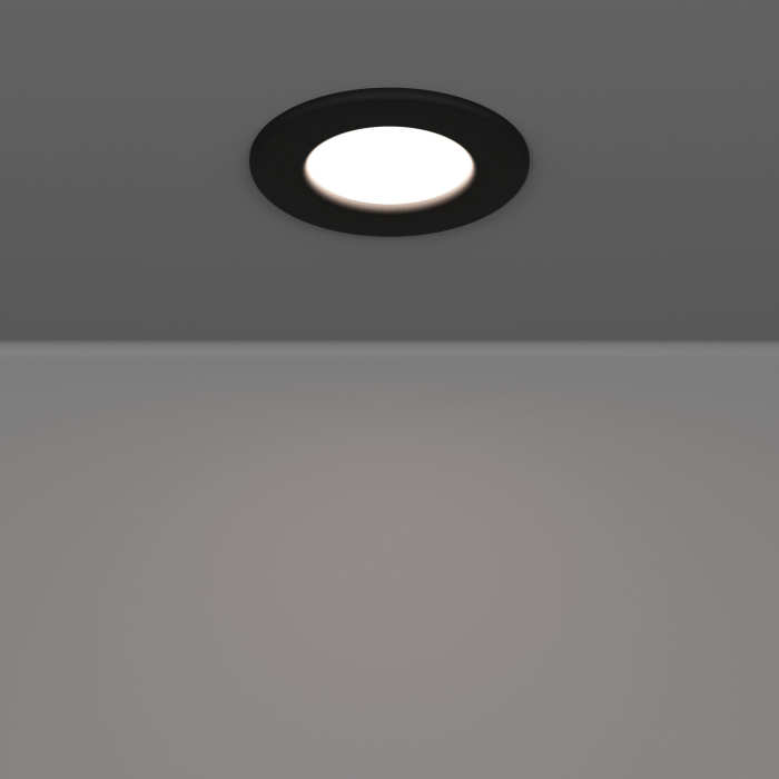 Spot incastrat EGLO Fueva 6 901412 LED 3,7W 2700K, 4000K, 6500K 450lm 220-240V,50/60Hz H 40mm x Ø88mm plastic negru plastic alb IP44 [5]