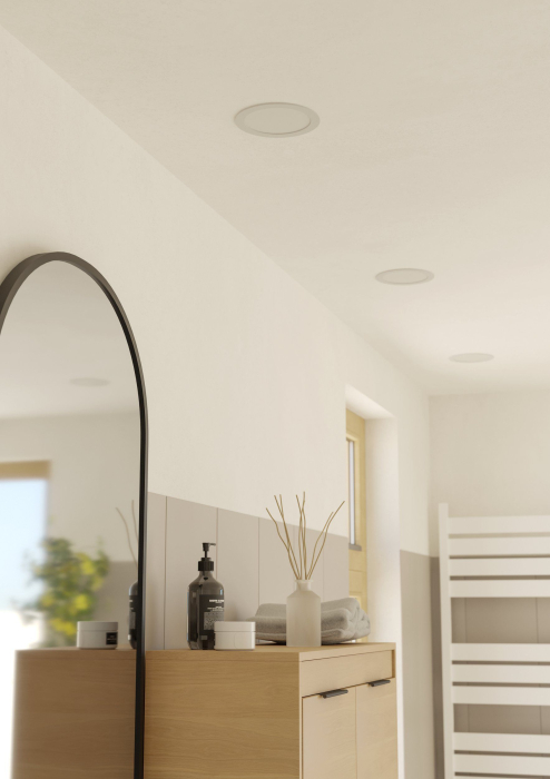 Spot incastrat EGLO Fueva 6 901418 LED 10,5W 2700K, 4000K, 6500K 1200lm 220-240V,50/60Hz H 40mm x Ø168mm plastic alb plastic alb IP44 [2]