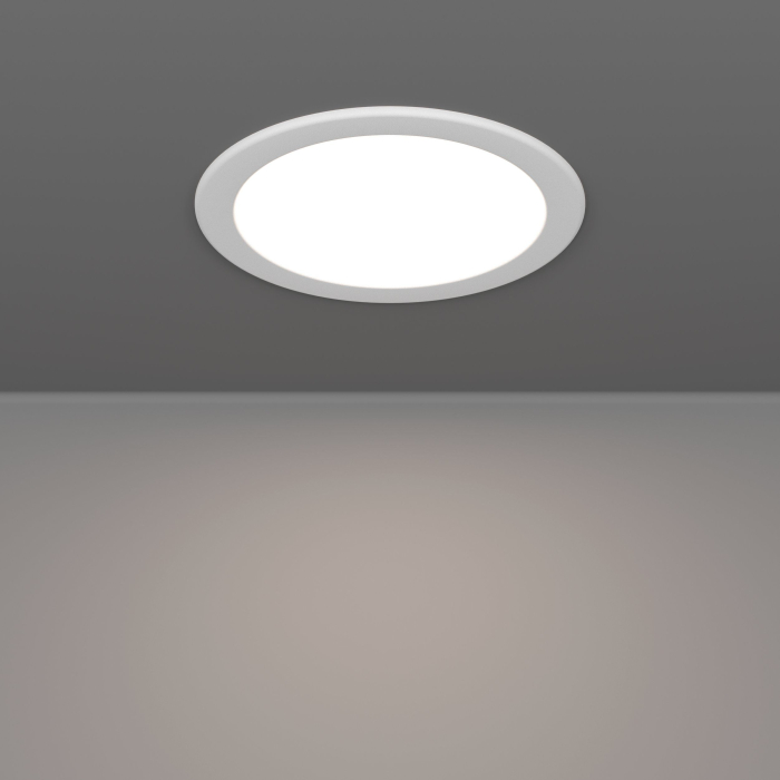 Spot incastrat EGLO Fueva 6 901418 LED 10,5W 2700K, 4000K, 6500K 1200lm 220-240V,50/60Hz H 40mm x Ø168mm plastic alb plastic alb IP44 [5]