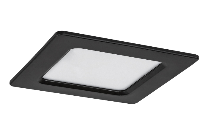 Spot incastrat slim fix Rabalux Shaun2 LED 3W 200lm 3000 plastic black stil minimal 230V, 50Hz IP20 71228 [2]