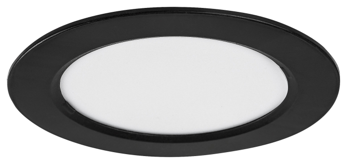 Spot incastrat slim fix Rabalux Shaun2 LED 6W 420lm 4000K plastic black stil minimal, IP20 71241 [2]