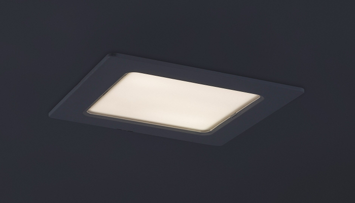 Spot incastrat slim fix Rabalux Shaun2 LED 6W 430lm 4000K plastic white stil minimal, IP20 71237 [6]