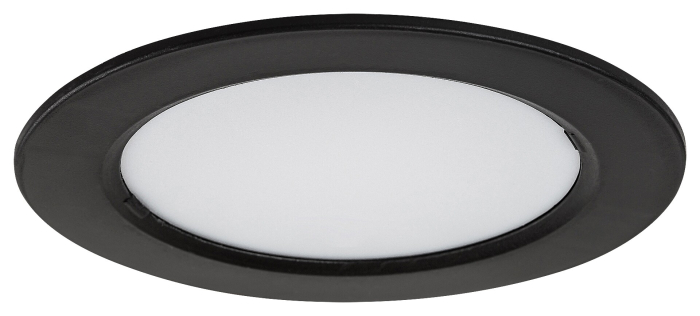Spot incastrat slim fix Rabalux Shaun2 LED 6W 450lm 3000 plastic black stil minimal 230V, 50Hz IP20 71225 [2]