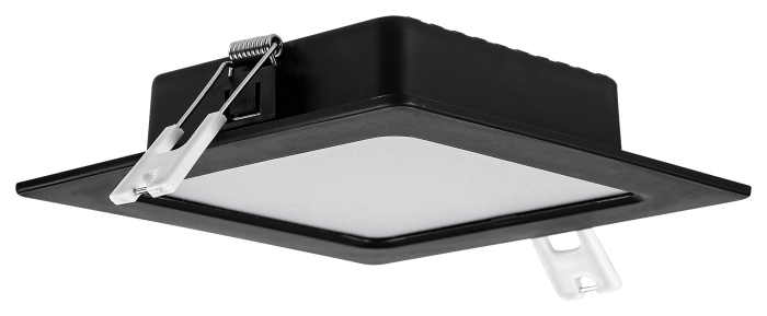 Spot incastrat slim fix Rabalux Shaun2 LED 6W 450lm 3000 plastic black stil minimal 230V, 50Hz IP20 71229 [4]