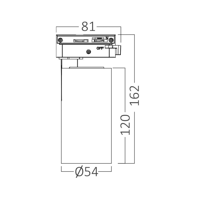 SPOT LED PE SINA-P15-ALB 3in1 15W 1560LM MONOFAZIC [7]