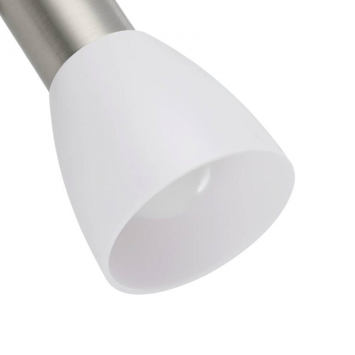 Spot priză de veghe DAKAR 3 92935, E14, 1X25W, IP20, oțel, nichel mat, crom, plastic, alb [2]