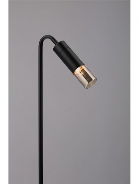 Stalp exterior Nova Luce AETHER 9030848 LED 5W 3000K 71lm Sandy Black Aluminium & Smoking Glass  IP65 [6]