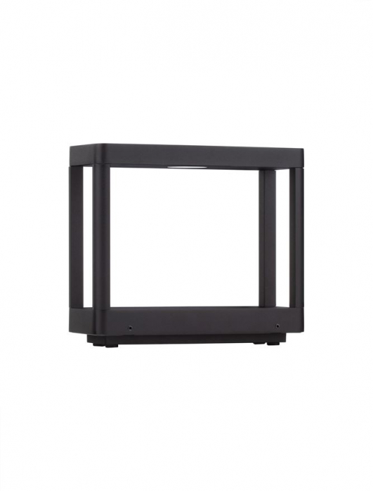 Stalp exterior Nova Luce COSMIC 9030589 LED 8W 3000K 407lm Sandy Black Die-Casting Aluminium & Clear Glass   IP65 [2]
