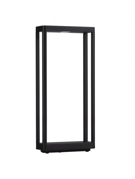 Stalp exterior Nova Luce COSMIC 9030590 LED 8W 3000K 491lm Sandy Black Die-Casting Aluminium & Clear Glass   IP65 [2]