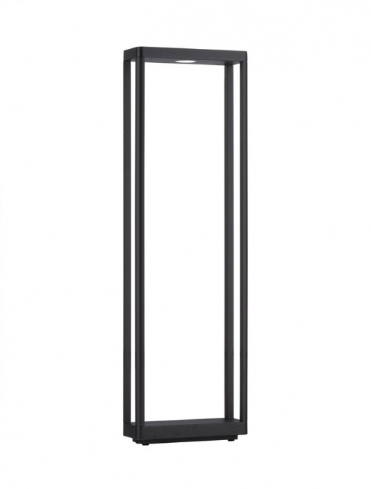 Stalp exterior Nova Luce COSMIC 9030591 LED 8W 3000K 489lm Sandy Black Die-Casting Aluminium & Clear Glass   IP65 [2]
