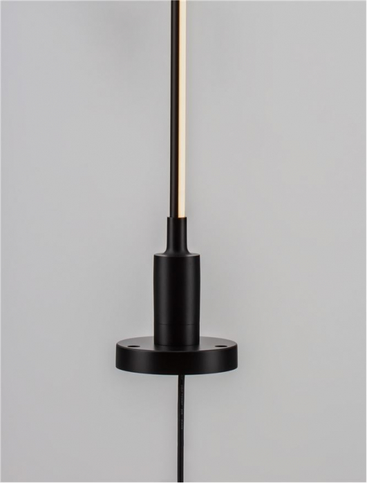 Stalp exterior Nova Luce DESSAY 9923402 LED 6W 3000K 538lm Sandy Black Aluminium  IP65 [8]