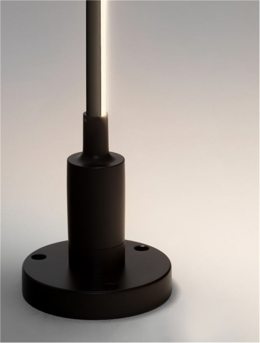 Stalp exterior Nova Luce DESSAY 9923403 LED 11W 3000K 1113lm Sandy Black Aluminium  IP65 [9]