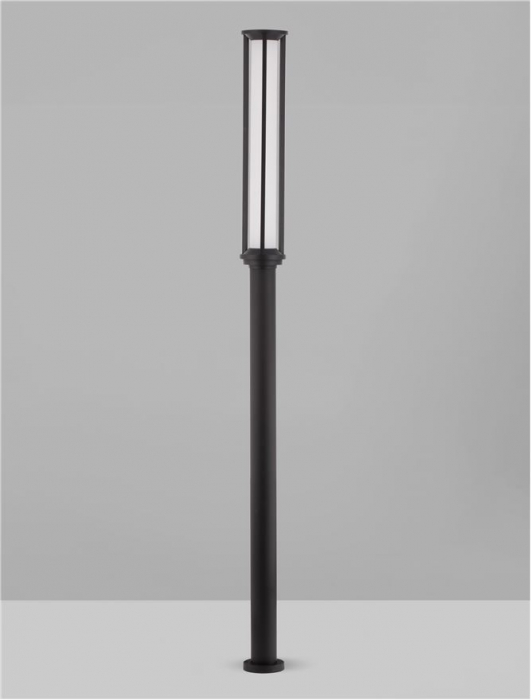 Stalp exterior Nova Luce SOLSTICE 9030626 LED 16W 3000K 1130lm Sandy Black Die-Casting Aluminium & Polycarbonate Frost   IP65 [7]