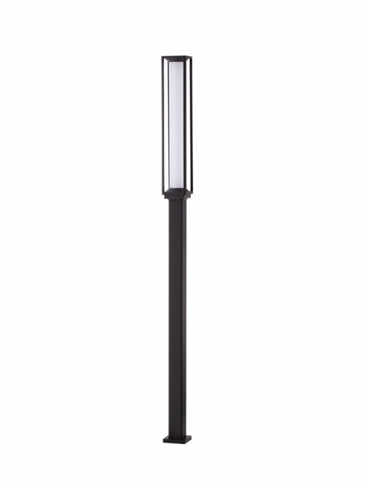 Stalp exterior Nova Luce SOLSTICE 9030627 LED 16W 3000K 1105lm Sandy Black Die-Casting Aluminium & Polycarbonate Frost   IP65 [6]