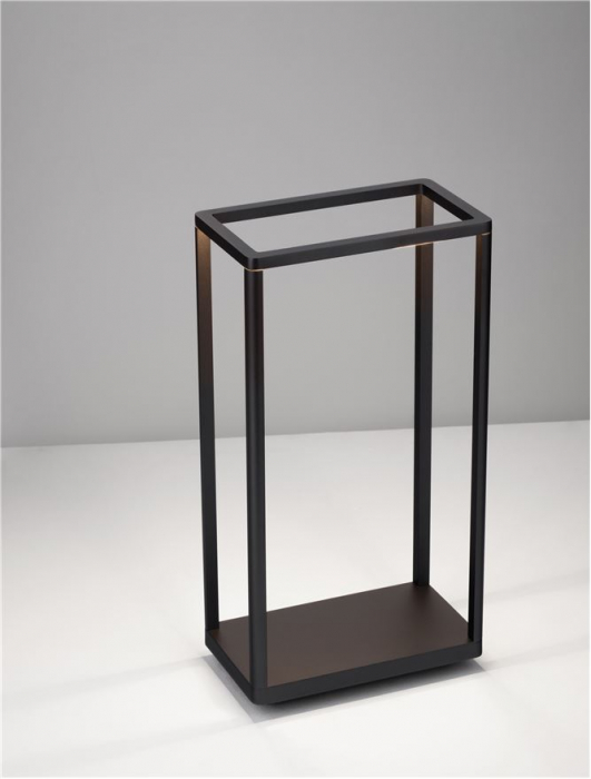 Stalp exterior Nova Luce VEL 9030571 LED 9W 3000K 344lm Sandy Black Die-Casting Aluminium & Polycarbonate Frost   IP65 [6]