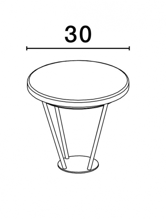 Stalp exterior Nova Luce VIRTUS 9030573 LED 16W 3000K 1190lm Sandy Black Die-Casting Aluminium & Polycarbonate Frost   IP65 [2]