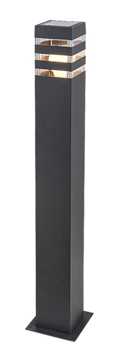 Stalp exterior Rabalux Ankara E27 aluminiu anthracite stil modern, IP44 7380 [4]