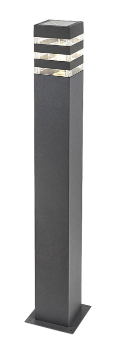 Stalp exterior Rabalux Ankara E27 aluminiu anthracite stil modern, IP44 7380 [2]