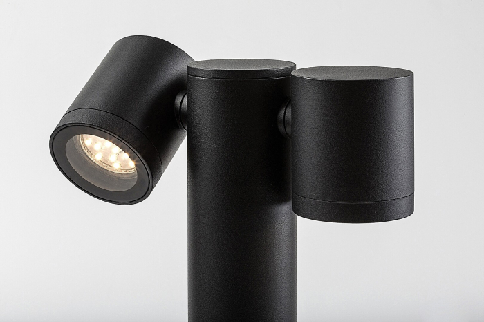 Stalp exterior Rabalux Enol GU10 aluminiu black stil modern, IP44 77113 [6]
