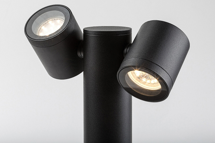 Stalp exterior Rabalux Enol GU10 aluminiu black stil modern, IP44 77113 [7]