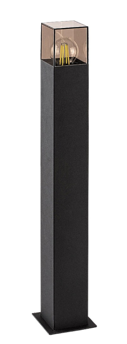 Stalp exterior Rabalux Loanda E27 aluminiu black stil modern, IP44 77082 [2]