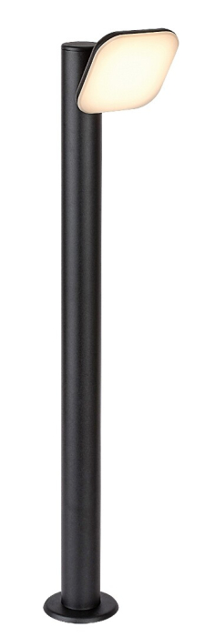 Stalp exterior Rabalux Odiel LED 12W 720lm 3000K aluminiu plastic negru alb IP44 [1]