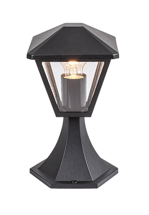 Stalp exterior Rabalux Paravento E27 aluminiu black stil clasic, IP44 7148 [2]