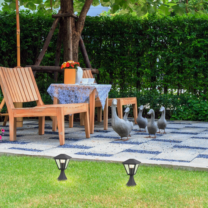 Stalp exterior Rabalux Paravento E27 aluminiu black stil clasic, IP44 7148 [6]