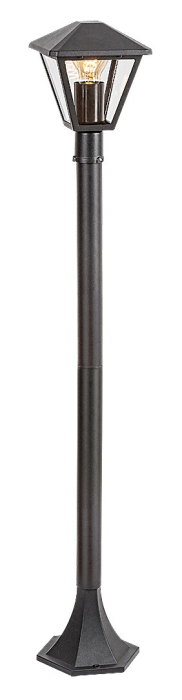 Stalp exterior Rabalux Paravento E27 aluminiu black stil clasic, IP44 7150 [4]