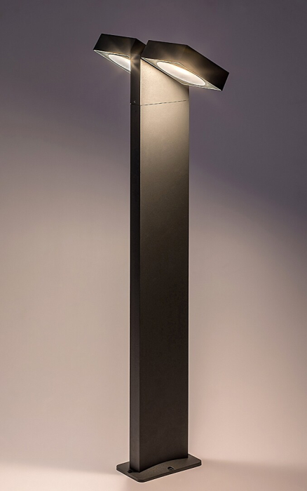 Stalp exterior Rabalux Telde LED 14W 900lm 3000KK aluminiu anthracite stil modern, IP54 77102 [4]
