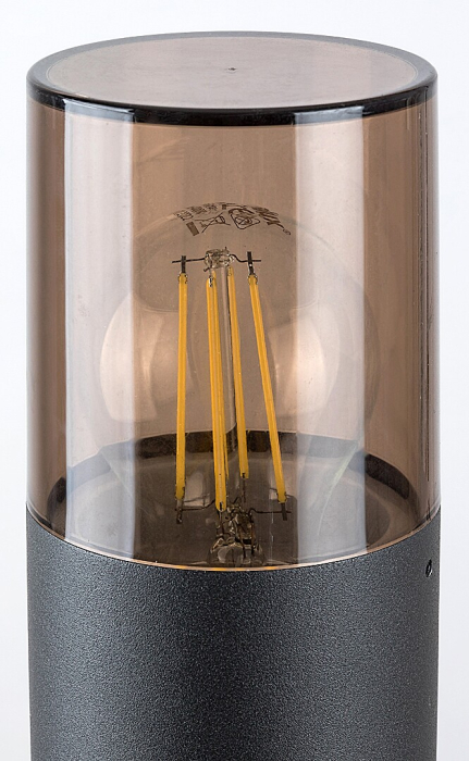 Stalp exterior Rabalux Teplice E27 1x MAX 12W  aluminiu plastic negru mat IP44 [3]