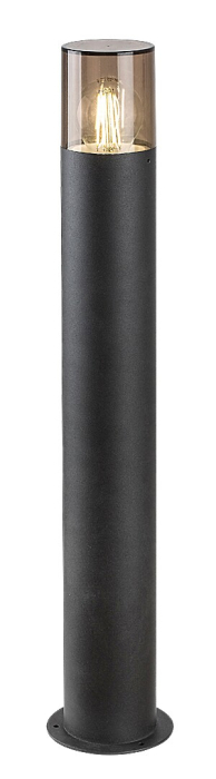 Stalp exterior Rabalux Teplice E27 aluminiu mat black stil modern, IP44 7159 [2]