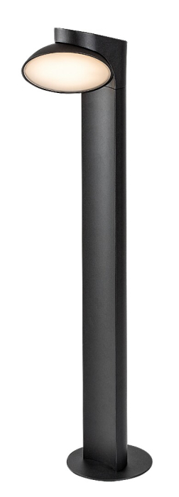 Stalp exterior Rabalux Wengen LED 12W 790lm 3000K aluminiu plastic negru alb IP54 [3]