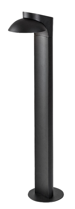 Stalp exterior Rabalux Wengen LED 12W 790lm 3000K aluminiu plastic negru alb IP54 [5]