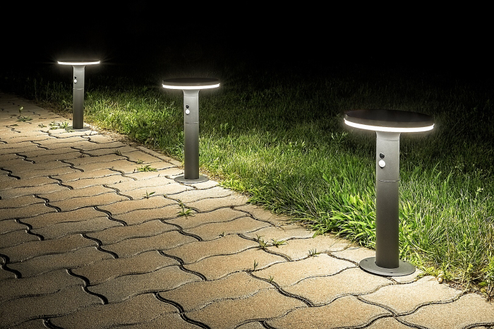 Stalp exterior solar Rabalux Alaska LED 10W 250lm 4000KK otel inoxidabil anthracite stil modern DC 3.7V IP44 77018 [5]