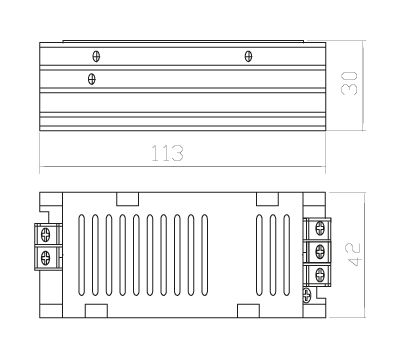 Sursa alimentare banda LED interior Arelux ATN24.35, 35W, 24V, Aluminiu, Negru, IP20 [2]