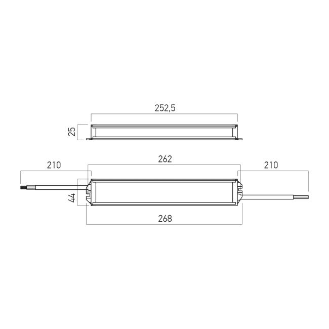 Sursa alimentare banda LED interior/exterior Arelux ATN24.300IP67, 300W, 24V, Aluminiu, Negru, IP67 [2]