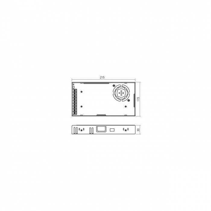 Sursa alimentare in curent continuu/ DRIVER 350W 48VDC  IP20 [2]