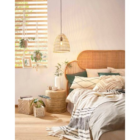 Suspensie Eglo Ayesgarth, negru, lemn, 1XE27, H. 110 cm, 43866 [2]