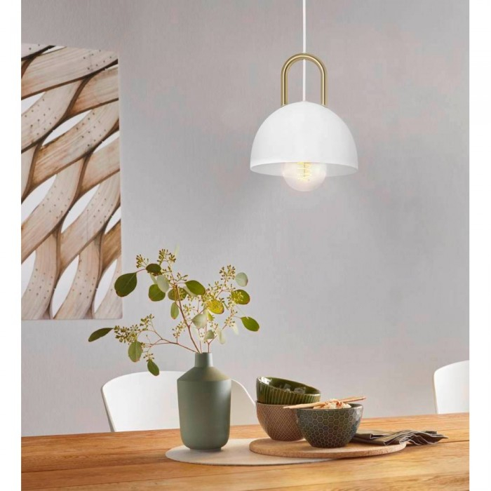 Pendul Eglo Calmanera, alb mat, 1XE27, D.32 cm, 99695 [3]