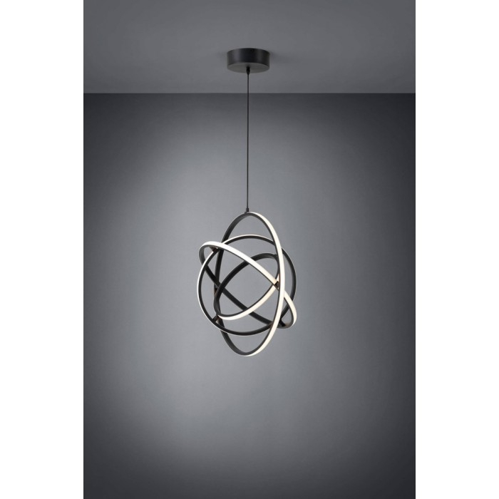 Lustra EGLO RETORNIO 39893, LED 43W 6200LM 3000K Ø580MM, OTEL, ALUMINIU, ALB [3]