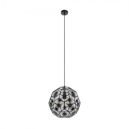 Suspensie Eglo Skoura 1, negru, 1XE27, D.41 cm, 39618 [1]