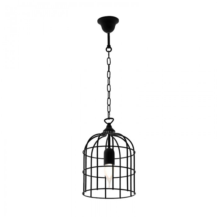 Suspensie Elmark Cage, negru mat, 1XE27 [2]