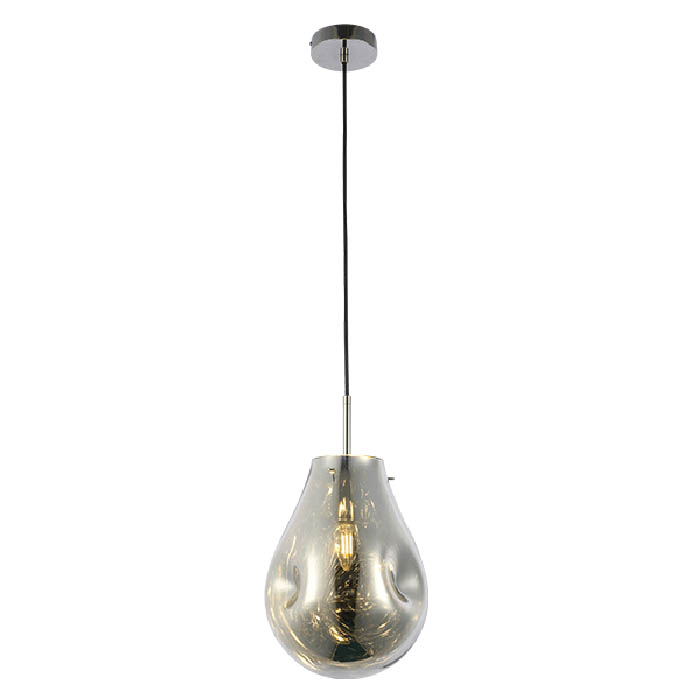 Pendul Elmark Helen, sticla fumurie, 1XE27, D.20 cm, 955HELEN1/SM [2]