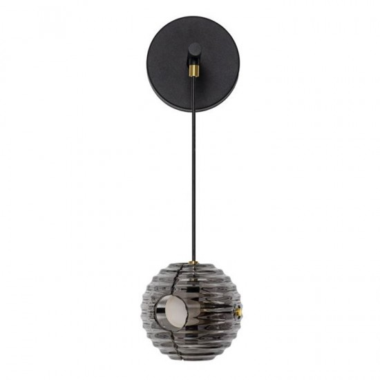 Suspensie Nova Luce Afthonia, negru, LED, 13W, 1526 lumeni, alb cald 3000K, 9009139 [1]